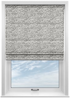 Cyrus Crushed Velvet, Shimmer - Motorised Roman Blind